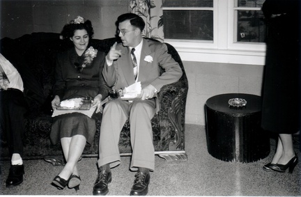 Donnald Dale and Frances Hodges Hawn Wedding November 20th 1953