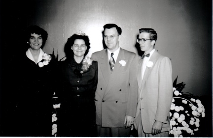 Donnald Dale and Frances Hodges Hawn Wedding November 20th 1953