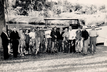 Willard with Fishing Party on the Enestine