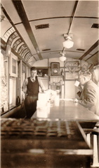 verne trolley car diner