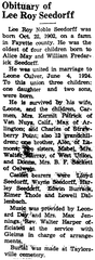 william seedorf obit
