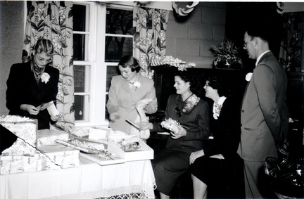 Donnald Dale and Frances Hodges Hawn Wedding November 20th 1953 at Recreation Room of Borgardus Treilaer PArl Parks known as Bel-bo