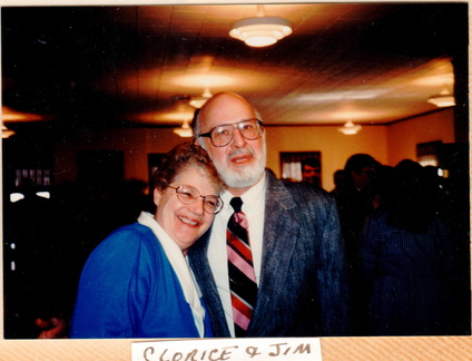 Don and Frances Dale 30yr anniversary in basment of Dodge Lanes 